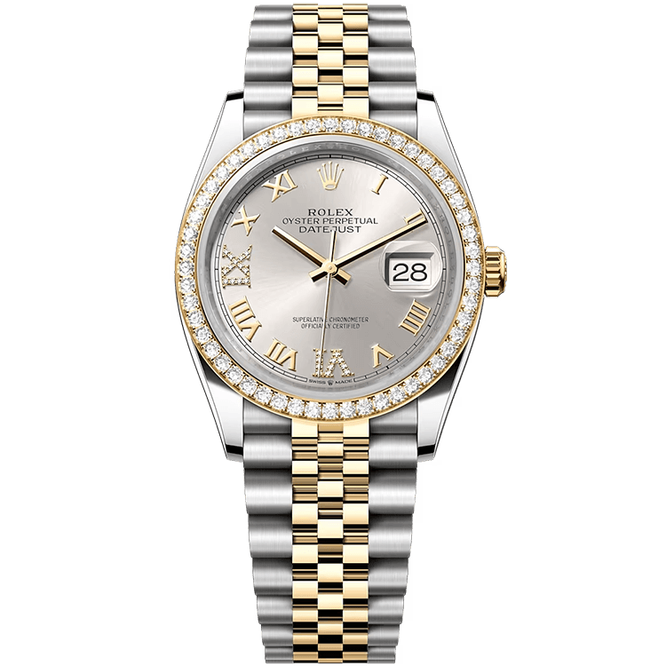 Rolex Datejust Silver Two-Tone 36mm