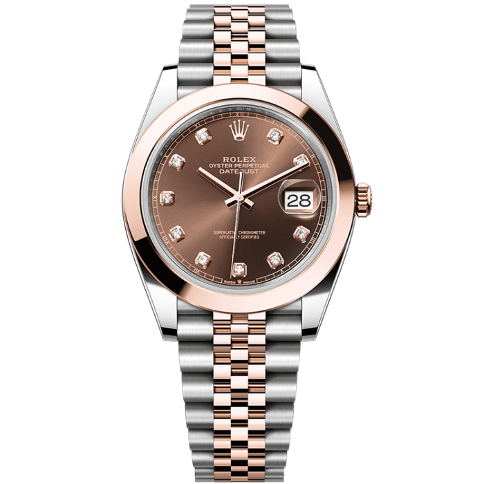 Rolex Datejust Chocolate Two-Tone 41mm