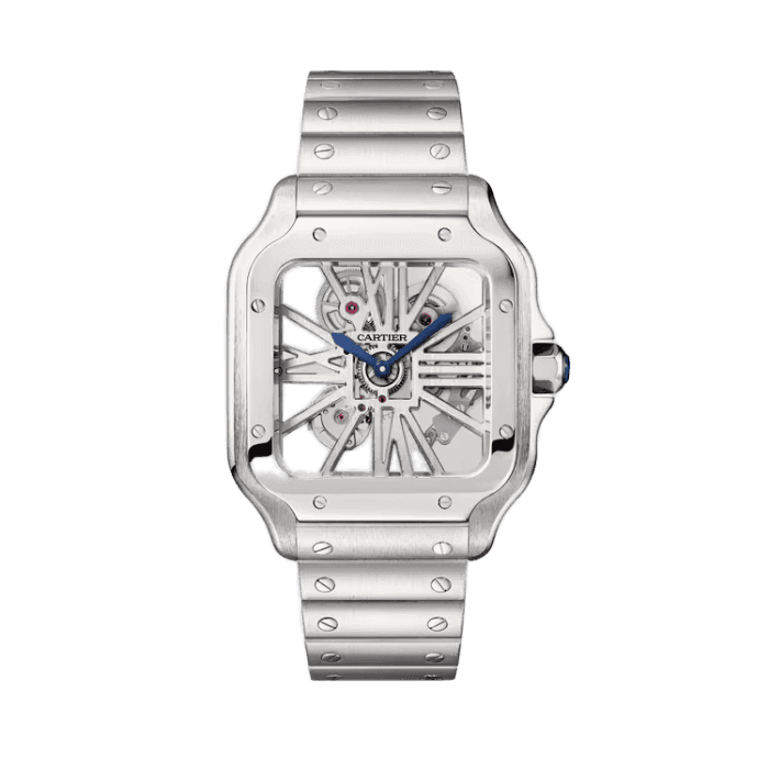 Cartier Santos Skeleton Skeleton Steel 39.8mm