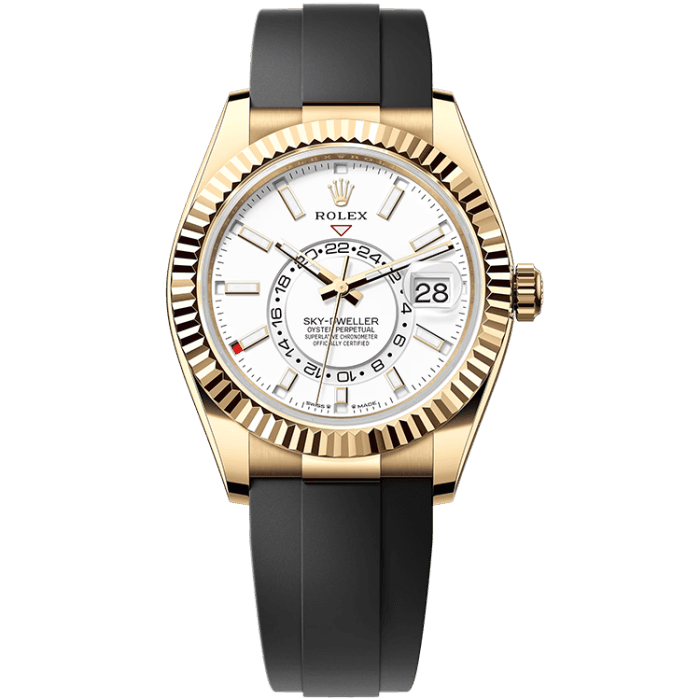Rolex Sky-Dweller White Rubber 42mm