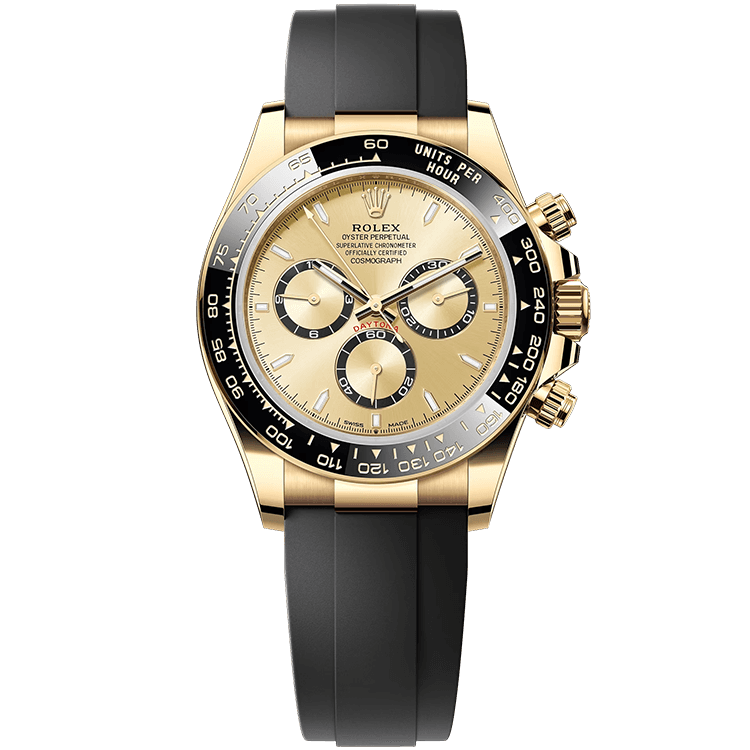 "Pikachu" Rolex Daytona Champagne Rubber 40mm