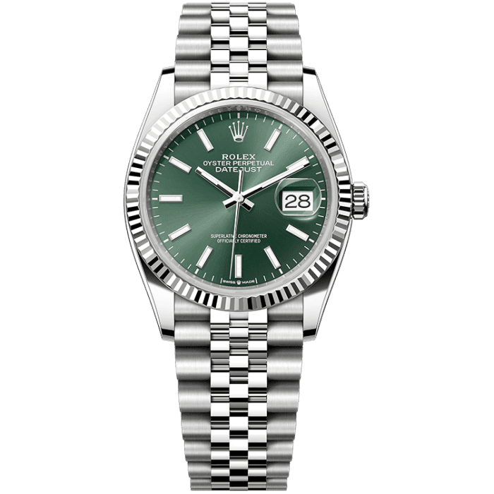 Rolex Datejust Green Steel 36mm