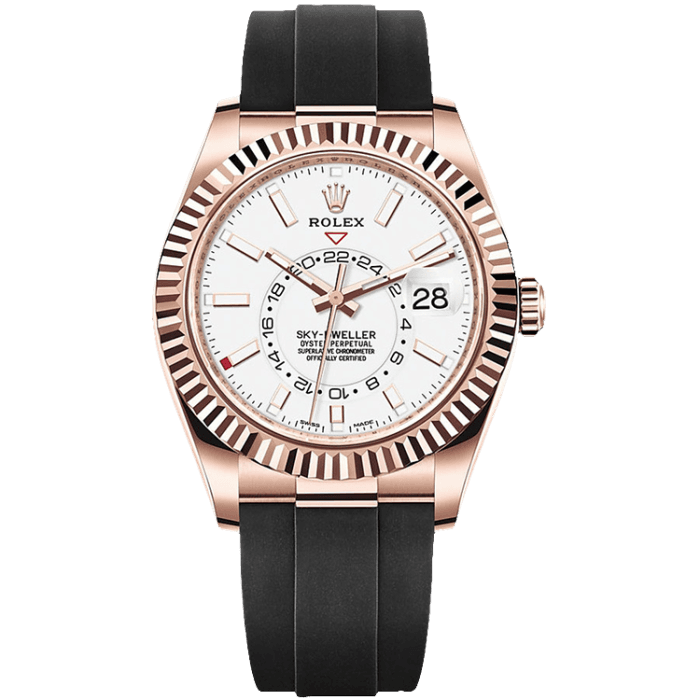 Rolex Sky-Dweller White Rubber 42mm