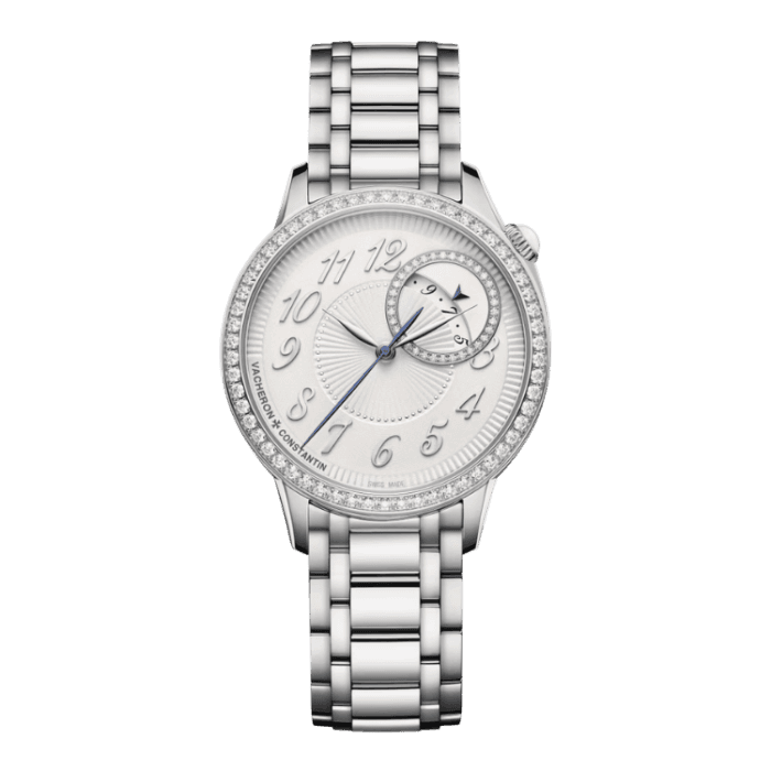 Vacheron Constantin Égérie Moon Phase White Steel 35mm