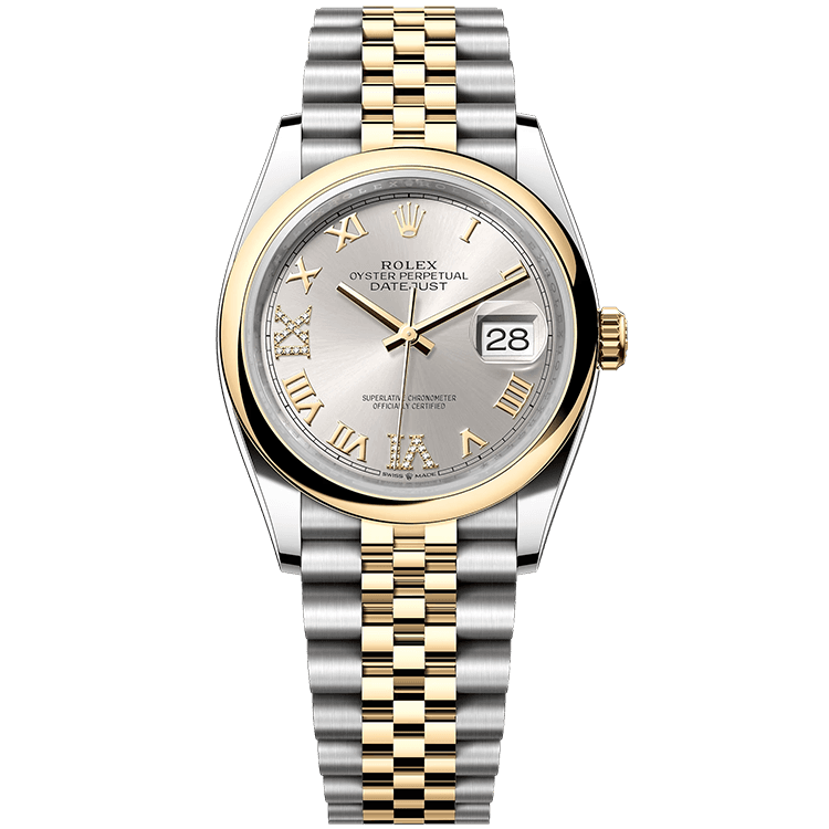 Rolex Datejust Silver Two-Tone 36mm