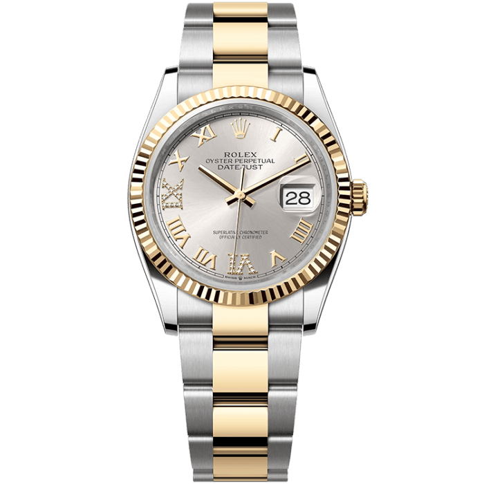 Rolex Datejust Silver Two-Tone 36mm