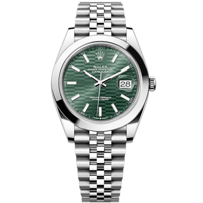Rolex Datejust Green Steel 41mm