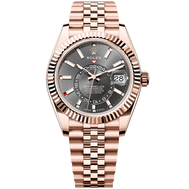 Rolex Sky-Dweller Grey Rose Gold 42mm