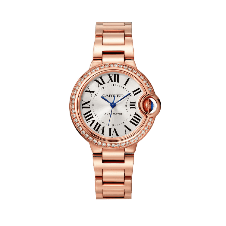 Cartier Ballon Bleu Small Silver Rose Gold 33mm