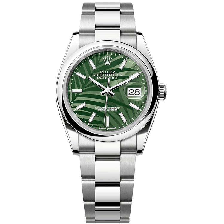 Rolex Datejust Green Steel 36mm