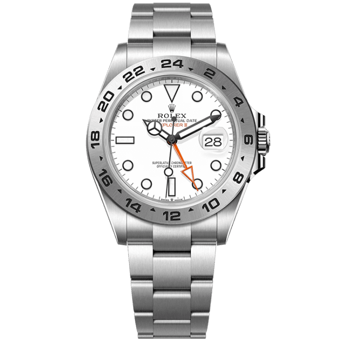 Rolex Explorer II White Steel 42mm