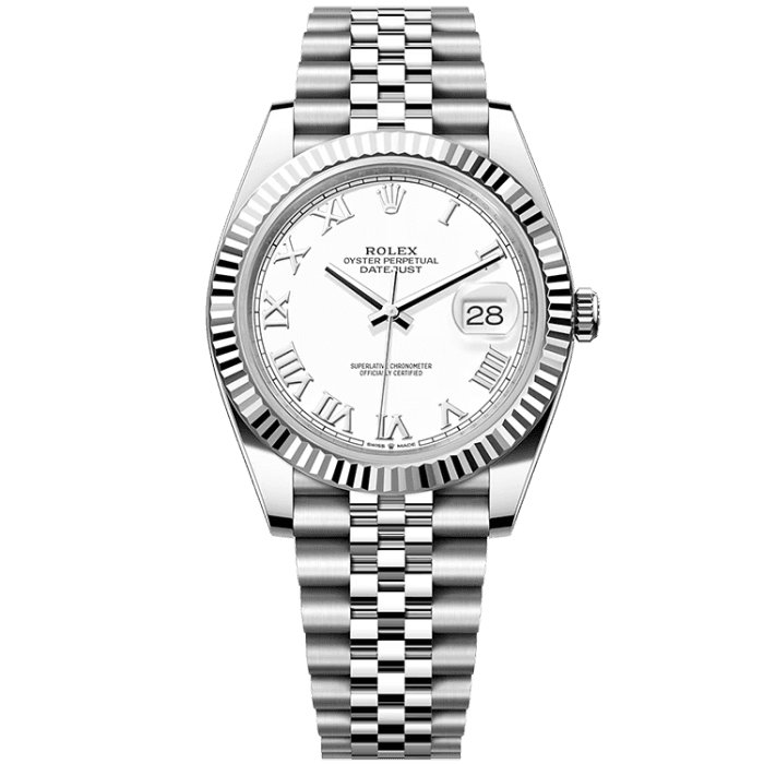 Rolex Datejust White Steel 41mm