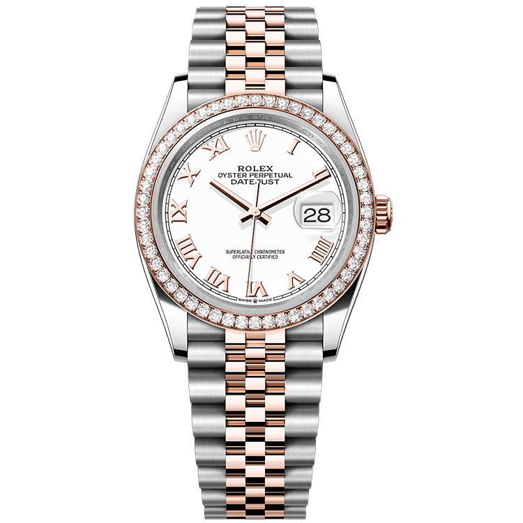 Rolex Datejust White Two-Tone 36mm