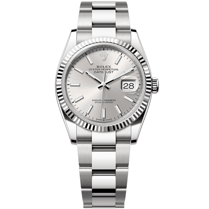 Rolex Datejust Silver Steel 36mm
