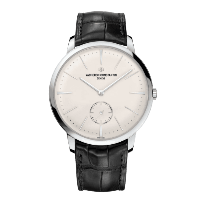 Vacheron Constantin Patrimony Cream Alligator Leather 42mm