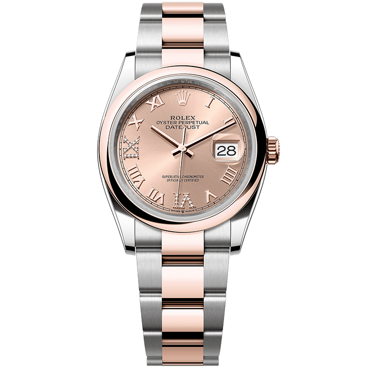 Rolex Datejust Rose Gold Two-Tone 36mm