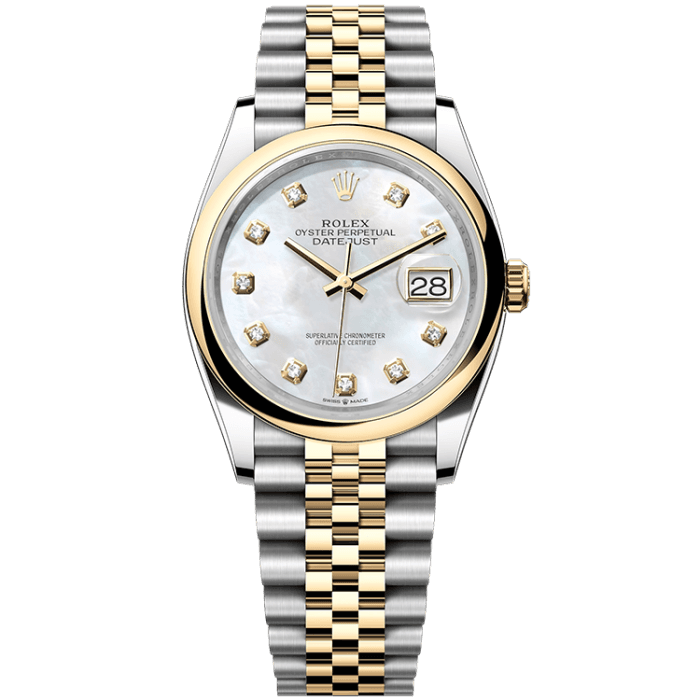 Rolex Datejust Mother of Pearl Two-Tone 36mm