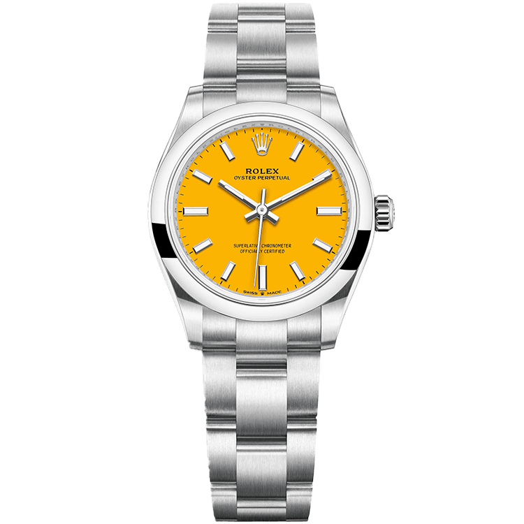 Rolex Oyster Perpetual Champagne Steel 31mm