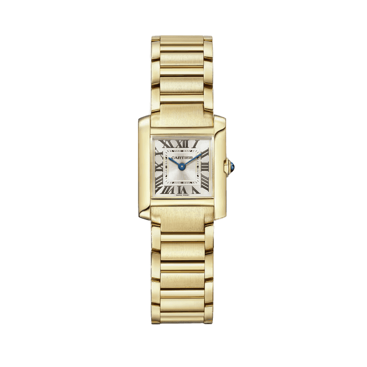 Cartier Tank Française White Yellow Gold 24.4mm