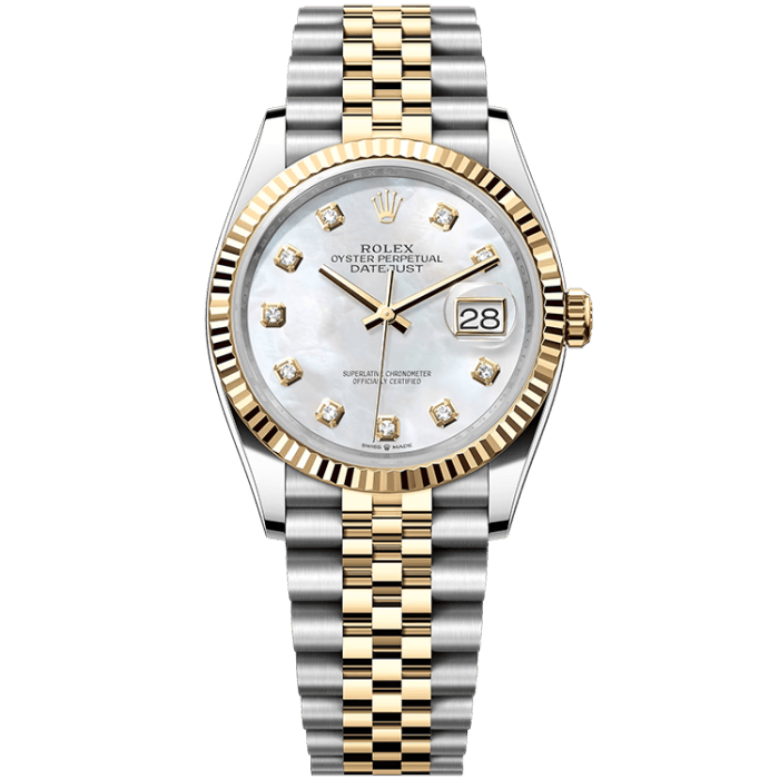 Rolex Datejust Mother of Pearl Two-Tone 36mm