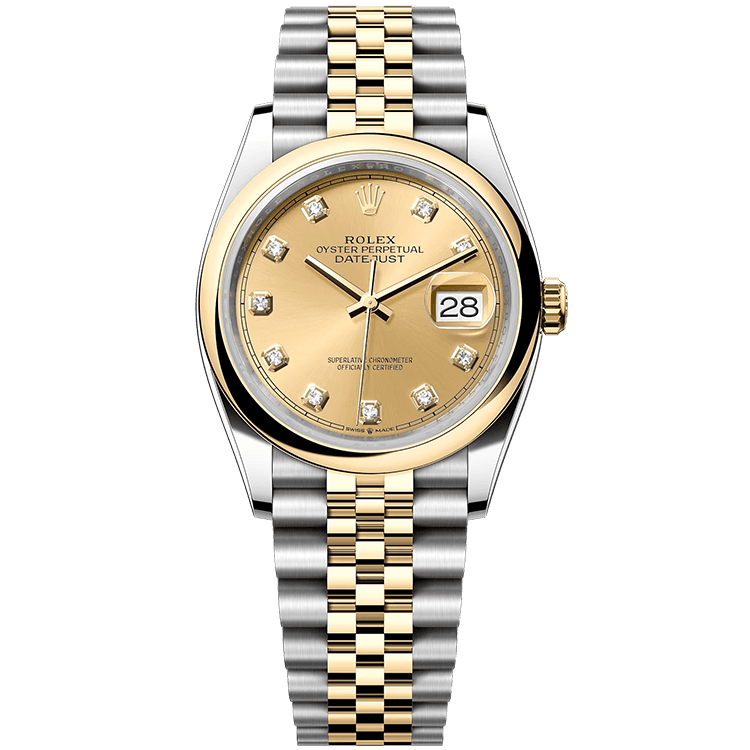 Rolex Datejust Champagne Two-Tone 36mm
