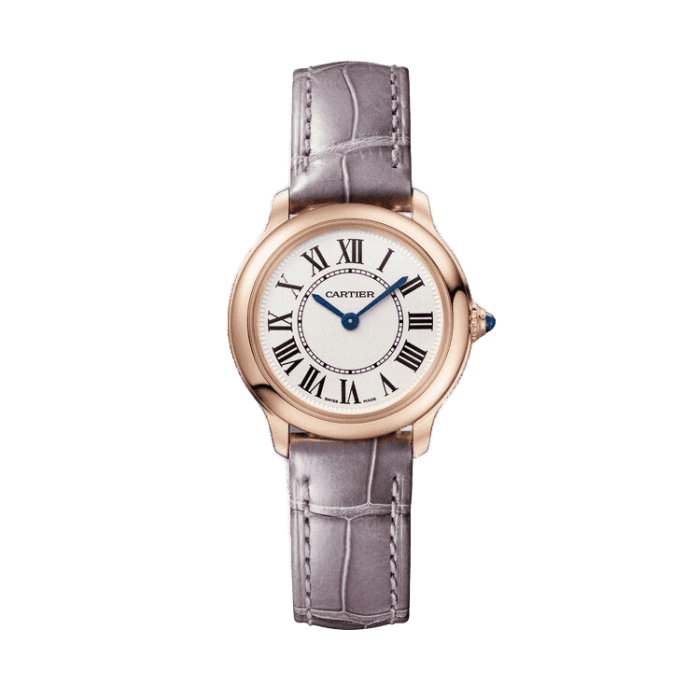 Cartier Ronde Louis White Leather 29mm