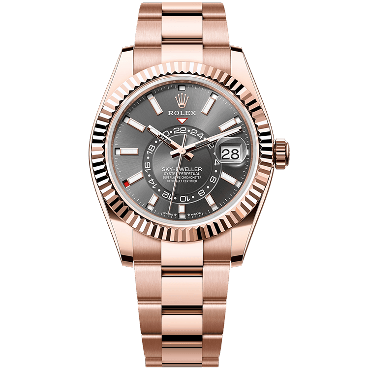 Rolex Sky-Dweller Grey Rose Gold 42mm