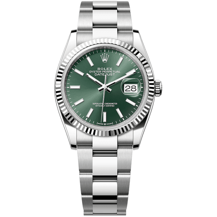 Rolex Datejust Green Steel 36mm