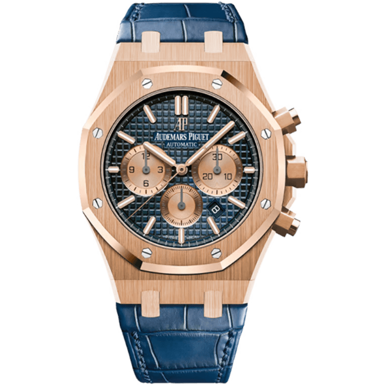 Audemars Piguet Royal Oak Chronograph Blue Leather 41mm