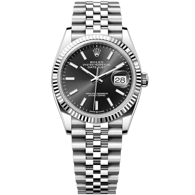 Rolex Datejust Black Steel 36mm