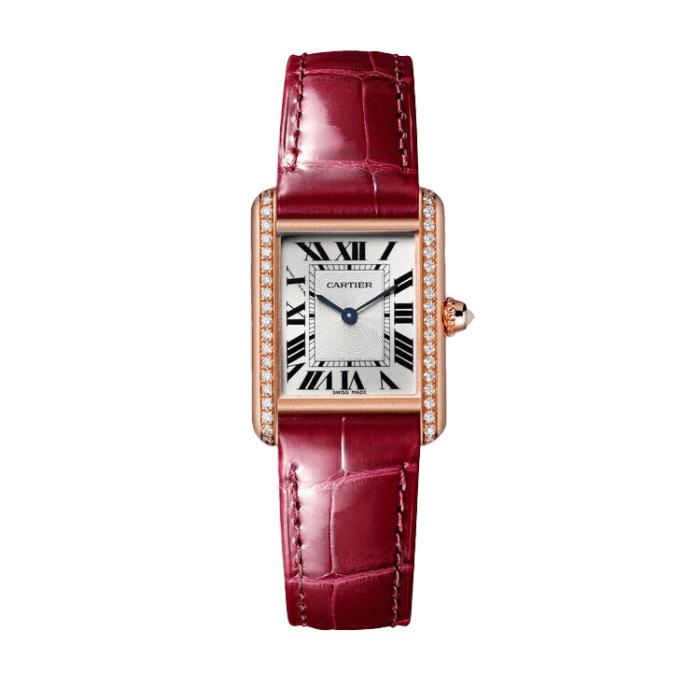 Cartier Tank Louis Silver Leather 22mm