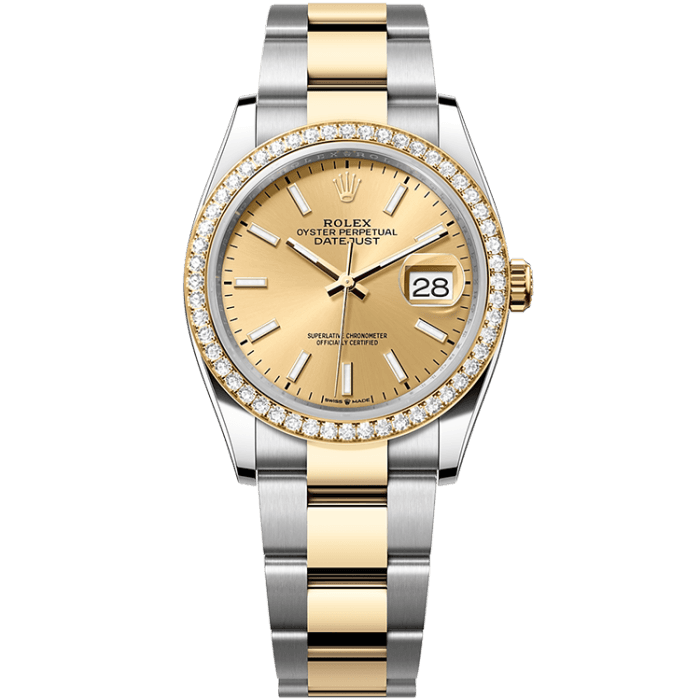 Rolex Datejust Champagne Two-Tone 36mm