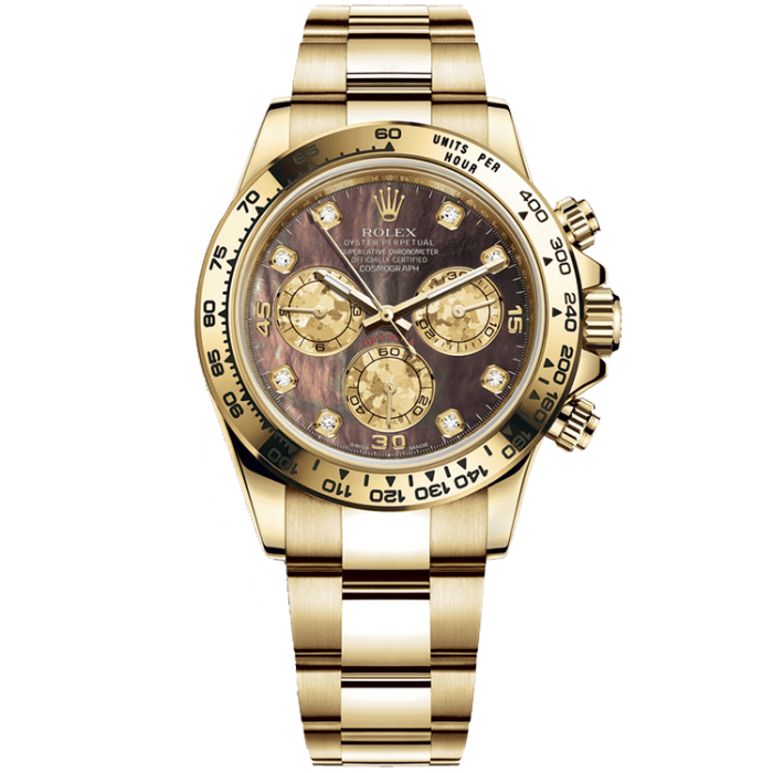 Rolex Daytona Mother of Pearl Yellow Gold 40mm
