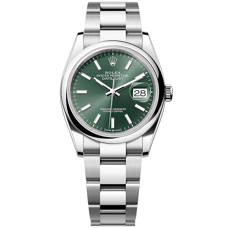 Rolex Datejust Green Steel 36mm