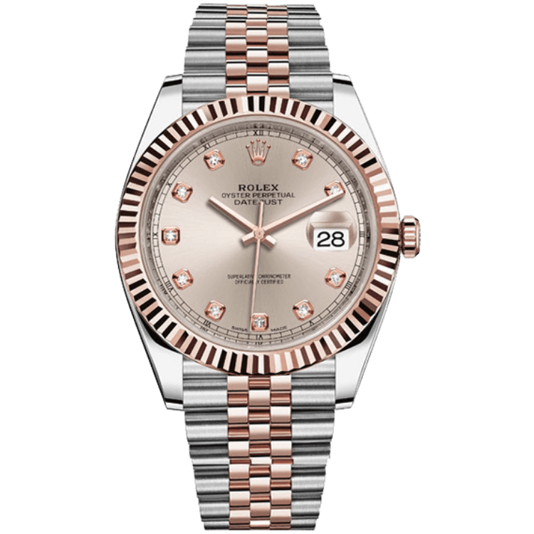 Rolex Datejust Rose Gold Two-Tone 41mm