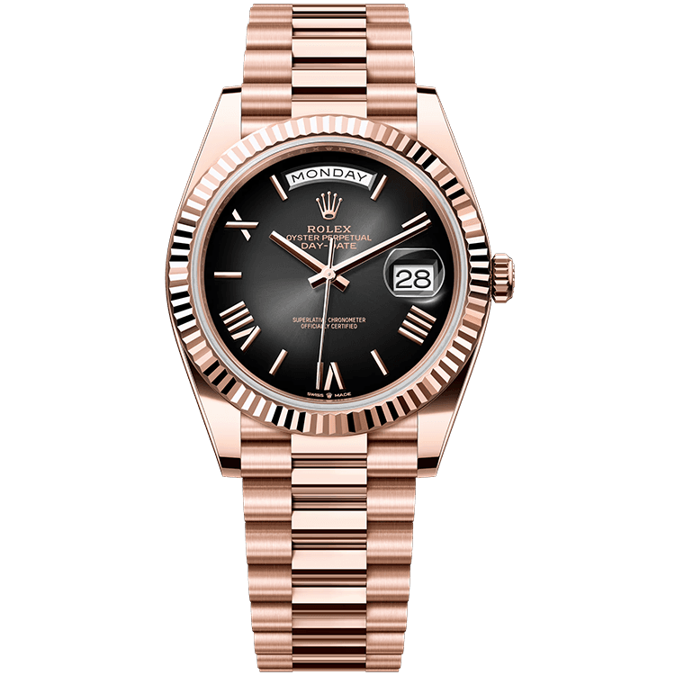 Rolex Day-Date Black Rose Gold 40mm