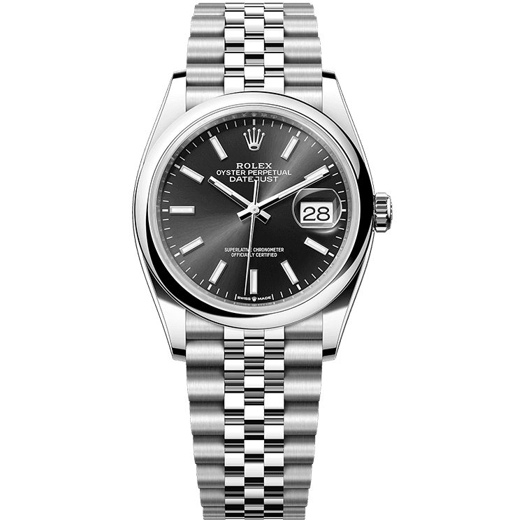 Rolex Datejust Black Steel 36mm