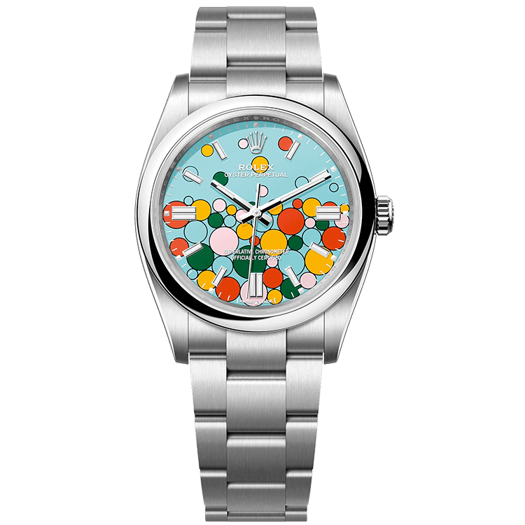 Rolex Oyster Perpetual Blue Steel 36mm