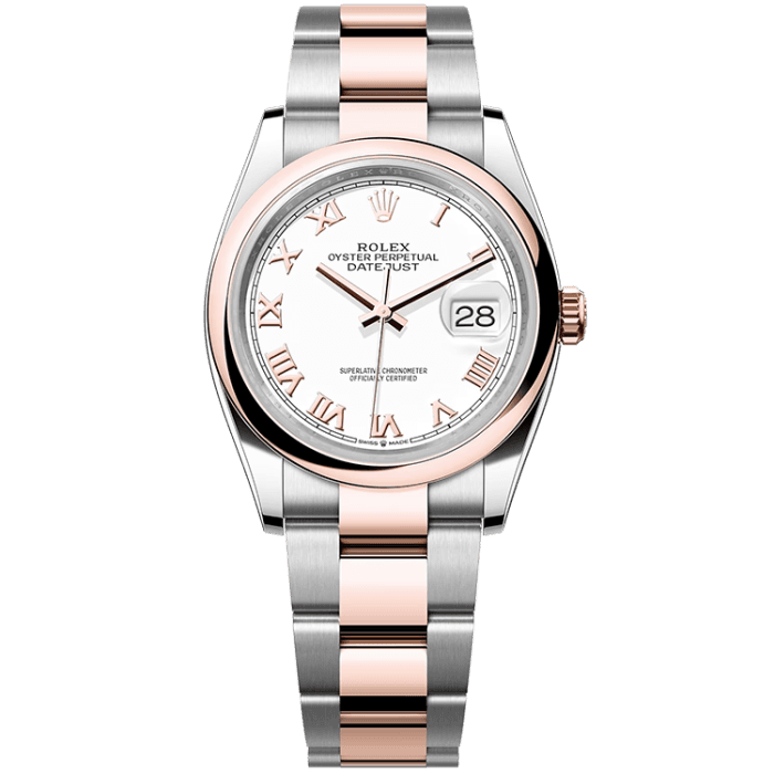 Rolex Datejust White Two-Tone 36mm