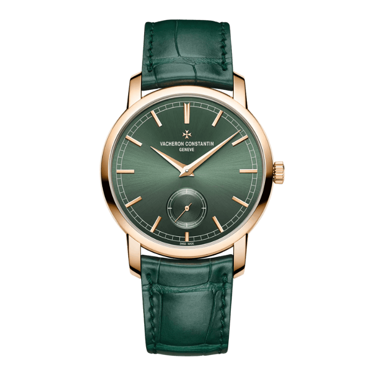 Vacheron Constantin Traditionnelle Manual-Winding Green Alligator Leather 38mm