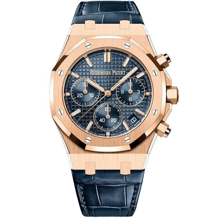Audemars Piguet Royal Oak Chronograph Blue Leather 41mm