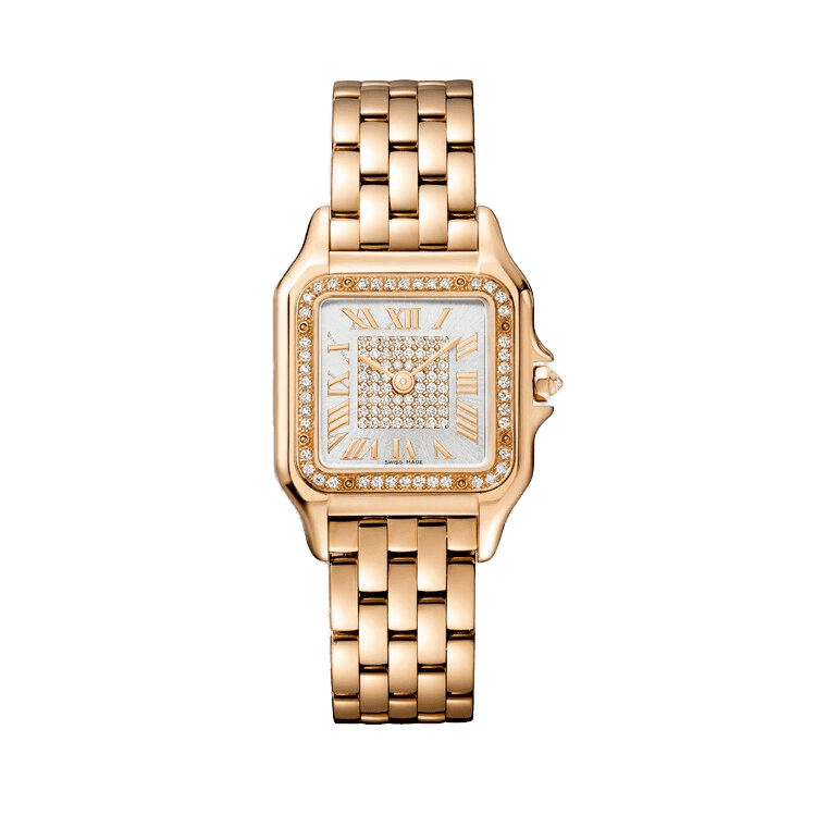 Cartier Panthère Medium Silver Rose Gold 26.7mm