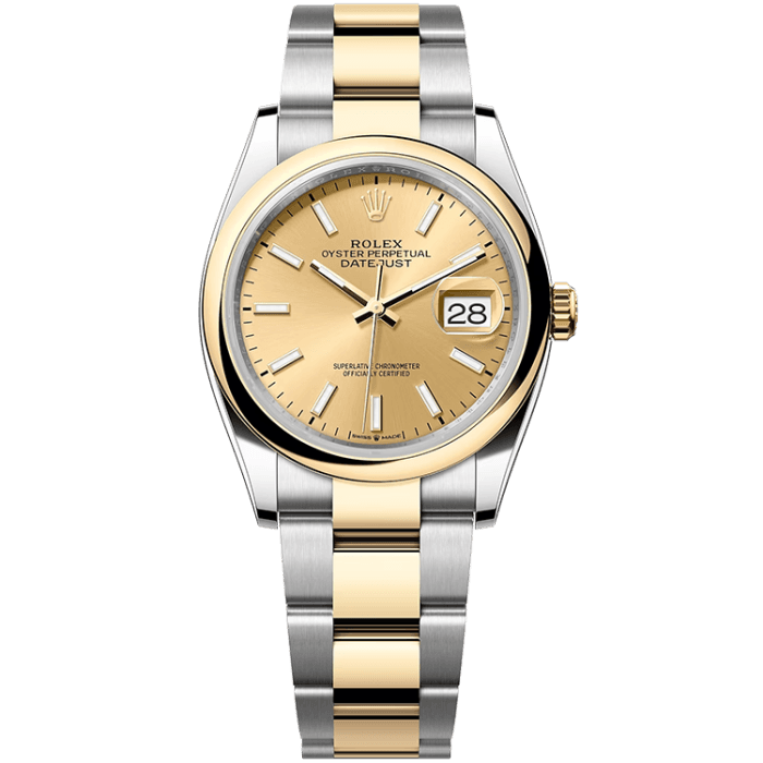 Rolex Datejust Champagne Two-Tone 36mm