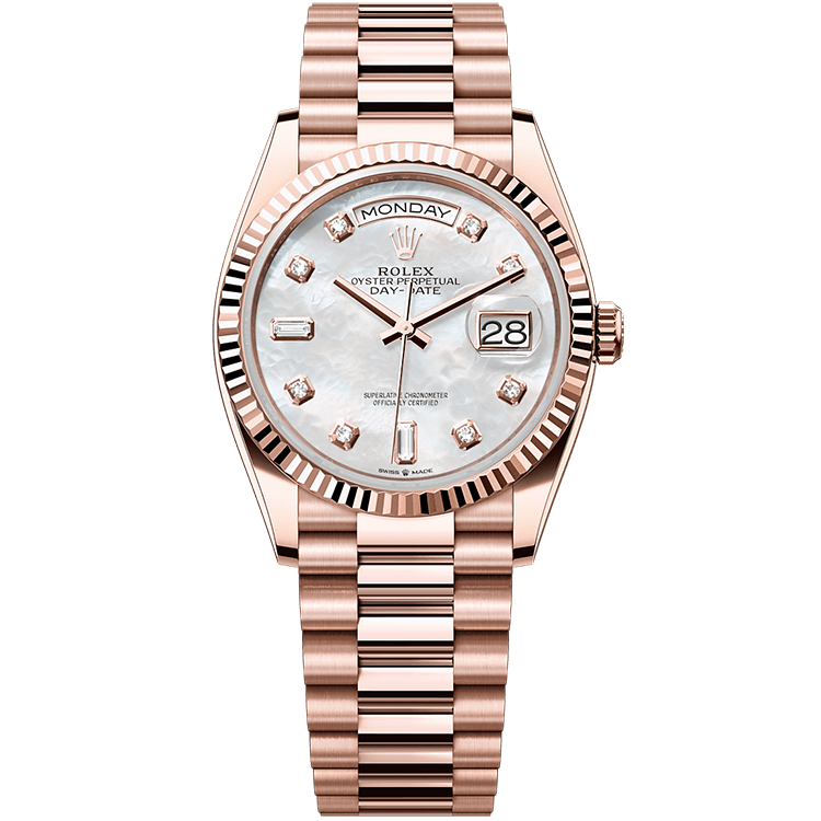 Rolex Day-Date Mother of Pearl Rose Gold 36mm