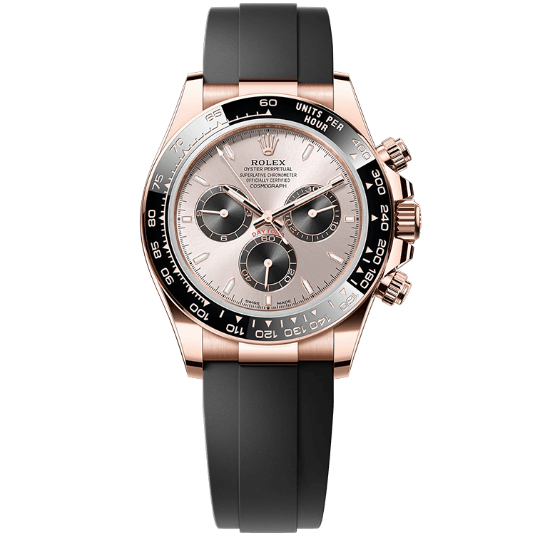 Rolex Daytona Rose Sundust Rubber 40mm