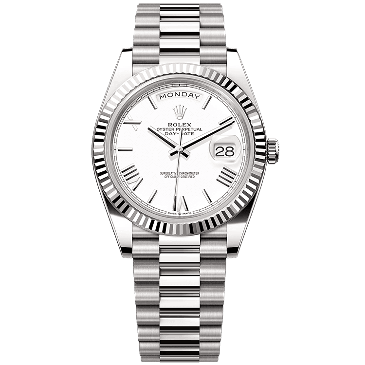 Rolex Day-Date White White Gold 40mm