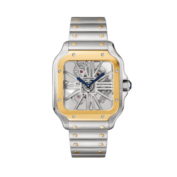Cartier Santos Skeleton Skeleton Steel 39.8mm