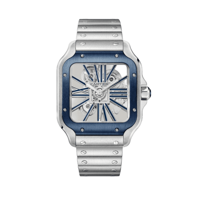 Cartier Santos Skeleton Skeleton Steel 39.8mm