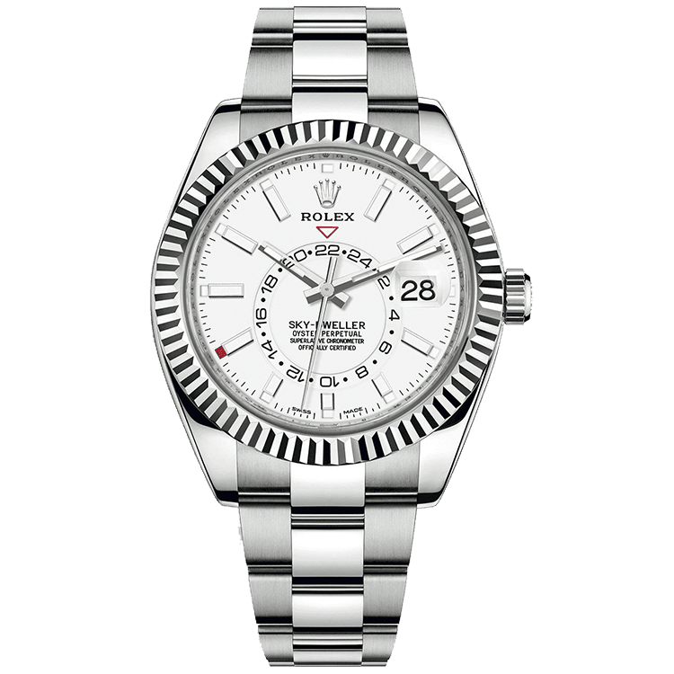 Rolex Sky-Dweller White Steel 42mm