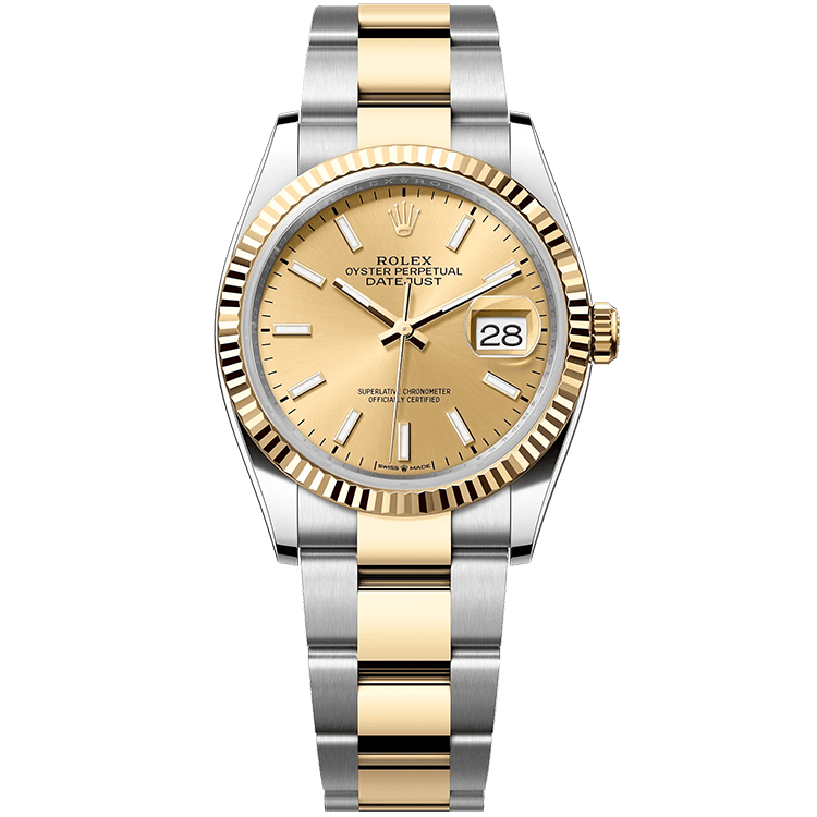 Rolex Datejust Champagne Two-Tone 36mm